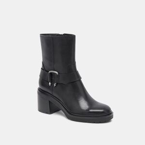 Black Leather CAMROS Boots Dolce Vita